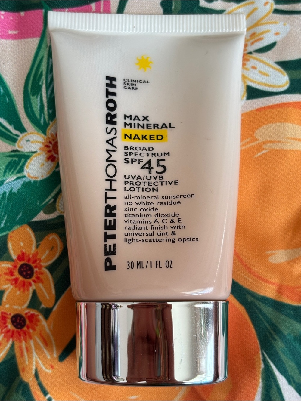 Peter Thomas Roth Max Mineral Naked SPF 45 Sunscreen Universal Tint Lotion